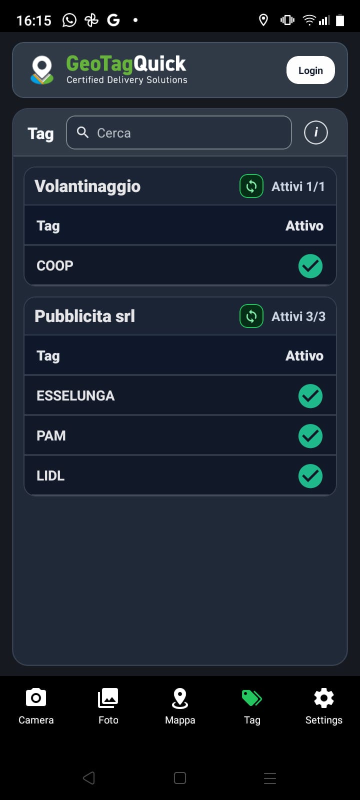 TAG manager
